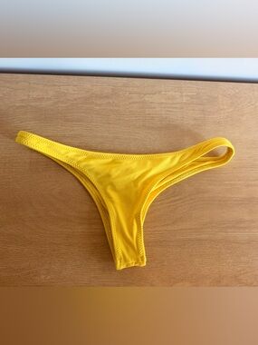 White Fox Boutique Yellow Cheeky Bikini Bottom